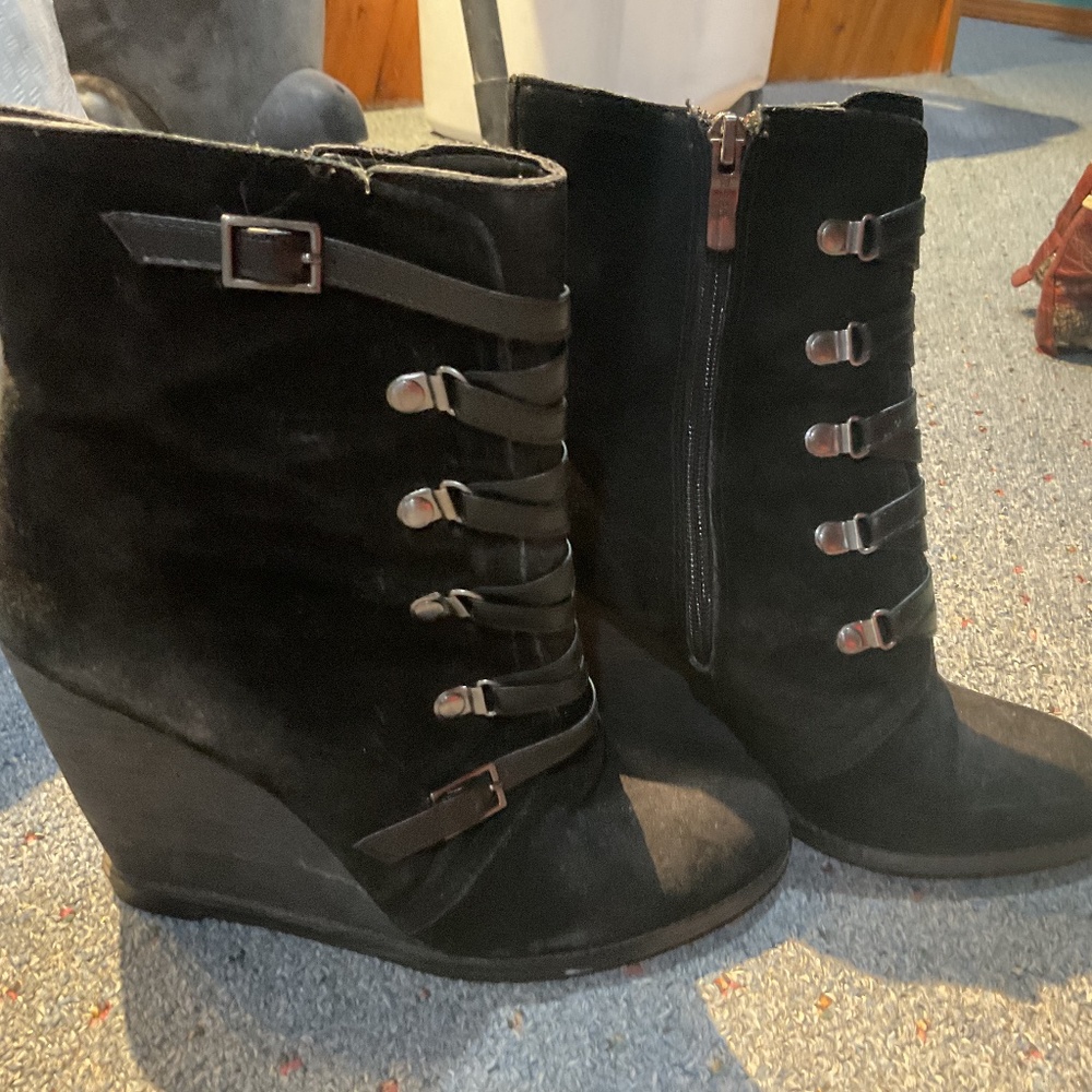 Bg kadder boots size 8.5 black